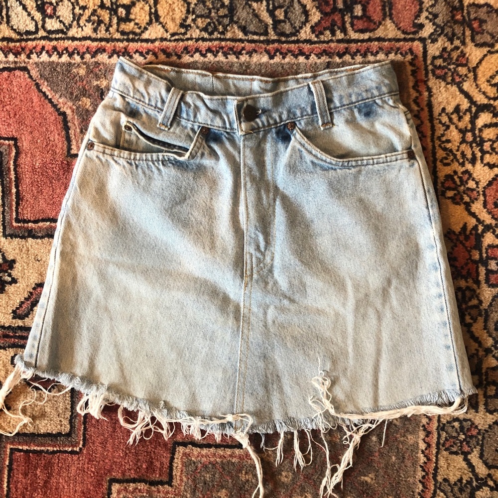 Vintage Orange Tag Levi’s 512 Denim Skirt